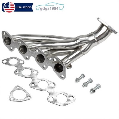 Stainless Turbo Manifold Exhaust Headers for 95-98 Nissan 240Sx S14 KA24DE 2.4L