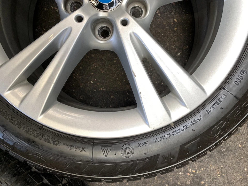 4 Orig BMW Winterräder Styling 385 205/55 R17 91H 2er F45 AT F46 GT 6855086 3209 - Bild 4 von 4