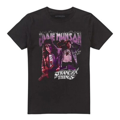 Stranger Things T-Shirt Unisex Eddie Munson Homage 86 schwarz