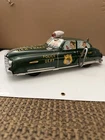 Vintage Marx Dick Tracy Squad Car No. 1 Tin Litho Wind-Up Police Car LM-52 1940s