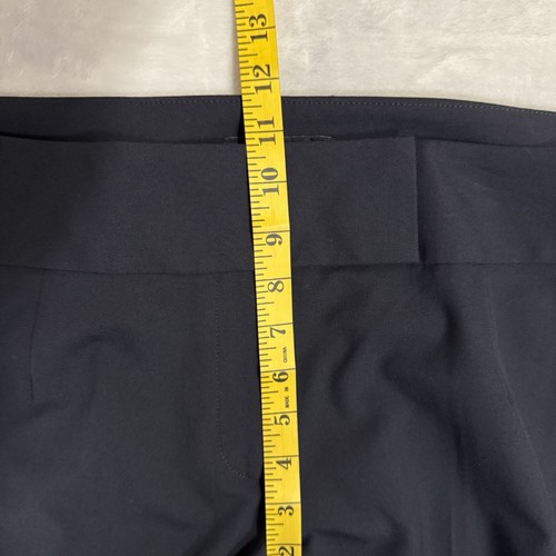NEW Talbots Woman Heritage Navy Blue Pants Plus Size 14 Stretch Cropped Relaxed - Picture 10 of 14