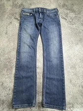 Vintage Diesel ThanaZ Bootcut Jeans Men's W32 L30 Blue Fade Y2K Flared