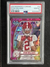 2024 Bowman U Chrome Ryan Williams Pink Lava #53 PSA 10