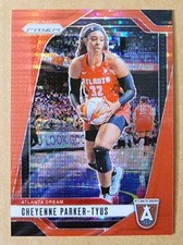 2024 Panini Prizm WNBA Cheyenne Parker-Tyus #114 Red Pulsar 89/299 Atlanta Dream