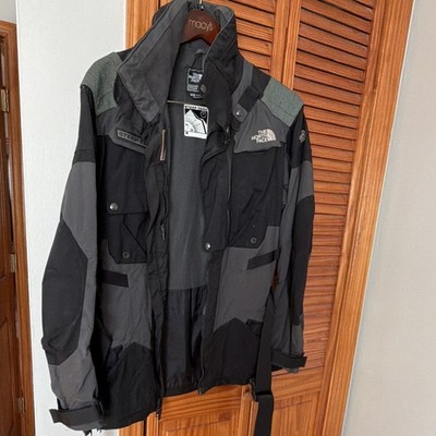The North Face Steep Tech Men's Black/Gray Colorblock Full Zip Jacket Size M