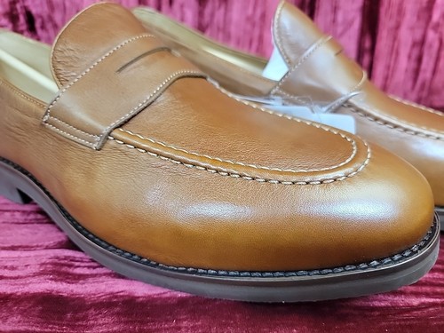Zapato Mocasín Peter Millar Para Hombre 11 Excursionist Penny COÑAC NUEVO NOBOX MS25XF25 - Imagen 2 de 19