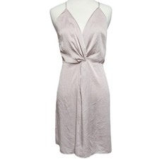 Express Champagne Spaghetti Strap Backless Dress Size 12 ~ NWOT