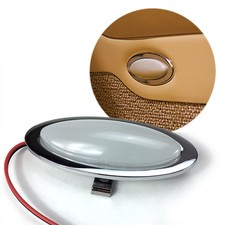 Billet Chrome Oval Universal Bright Led Interior Dome Light Courtesy Map Trunk Billet Chrome Oval Universal Bright Led Interior Dome Light Courtesy Map Trunk