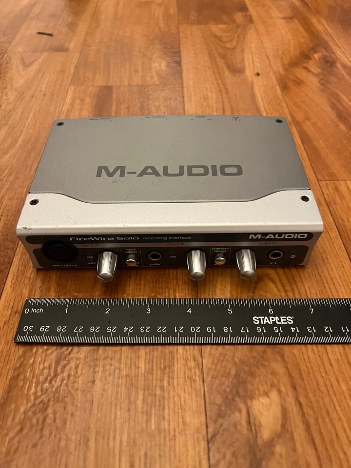 M-Audio Firewire Solo Mobile Music Audio Recording Interface - Image 3 of 4