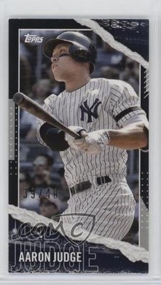 2020 Topps Rip Mini Base Inner Black 39/40 Aaron Judge #M-82 nf5