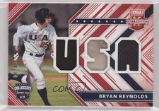 2018 Panini Elite Extra Edition USA Materials Red 4/49 Bryan Reynolds hg6