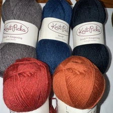 Knit Picks Yarn - STROLL & STROLL FINGERING - 50g, 231yd, wool nylon blend