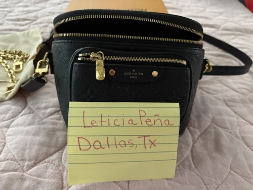 Louis Vuitton Black Empreinte Mini Bum Bag 