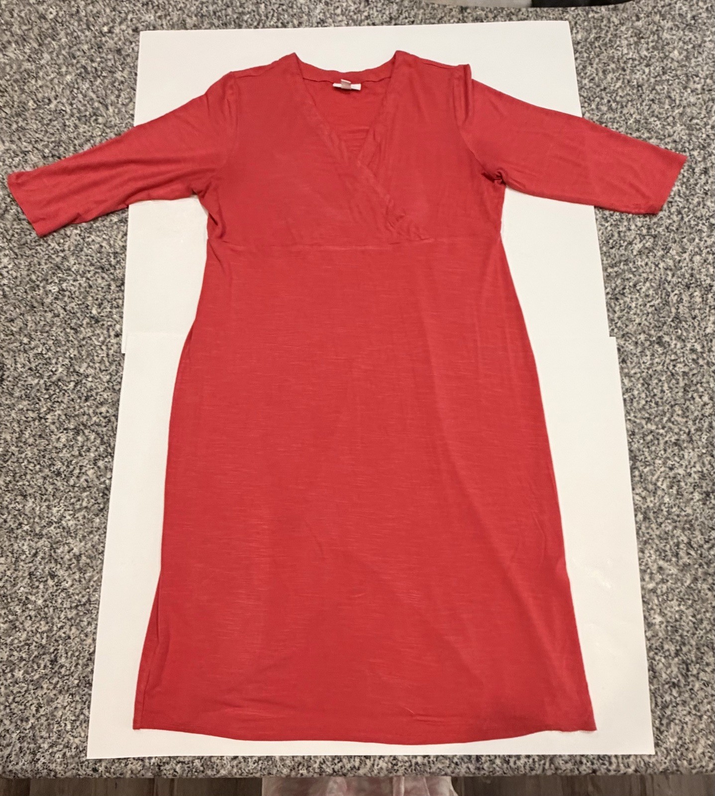 J Jill Poppy Wrap Knit Dress Size medium pink