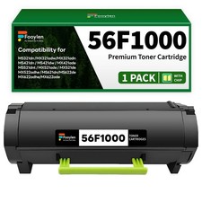 56F1000 Toner Cartridge Compatible for Lexmark MS321 MS421 MS521 MS621 MS622