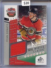 2025-26 SP Game Used Ryan Donato Winter Classic Fabrics Jersey #WCF-7 Blackhawks