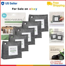 Air Purifying Bag Bamboo Charcoal 300g Odor Absorber Home Pet Closet Deodorizer