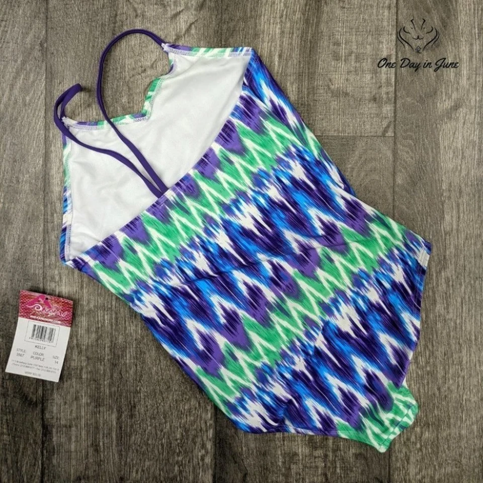 Traje de baño Kanu Surf Daisy Beach Sport de una pieza talla 14 Foto 4 de 4