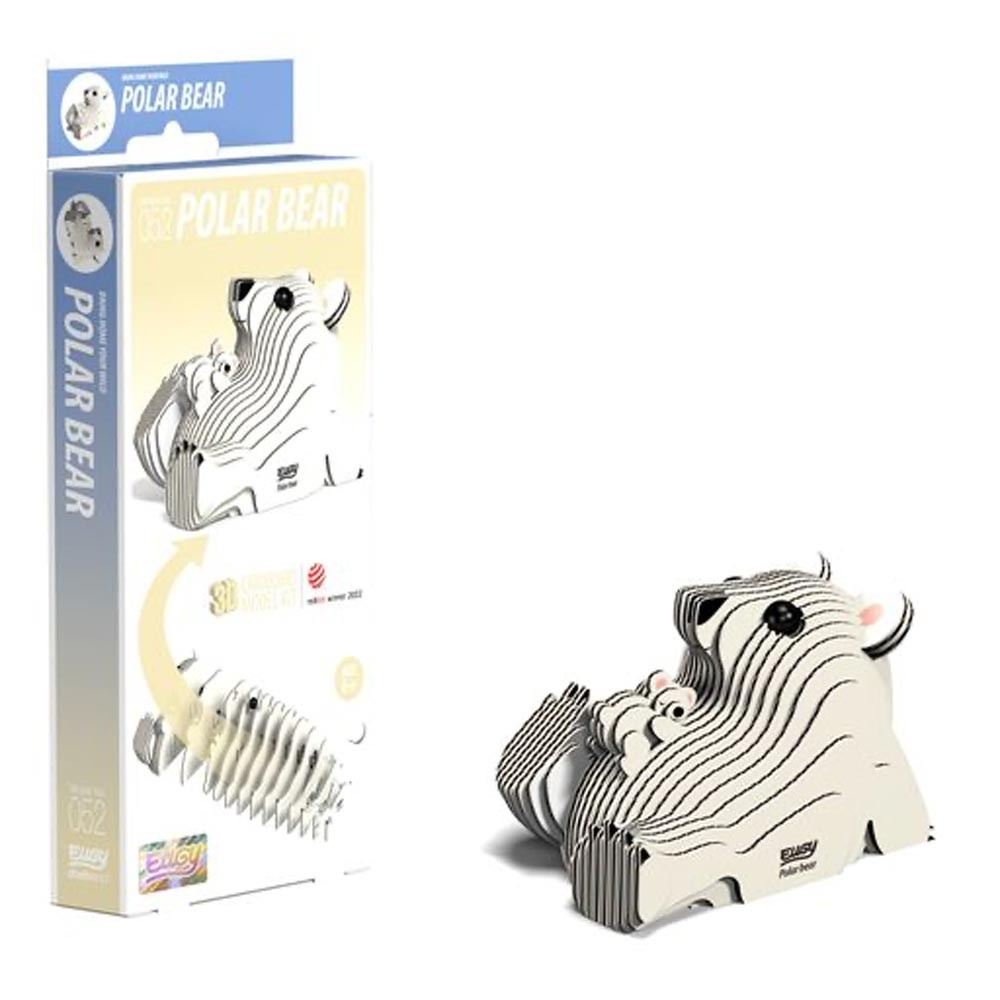 EUGY 3D Polar Bear No.52 Model Craft Kit - Image 4