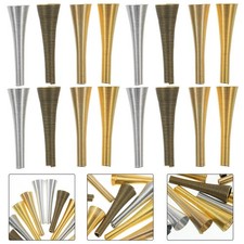 60 Pcs Metal Bead End Caps Jewelry Diy Beads for Bracelets Making