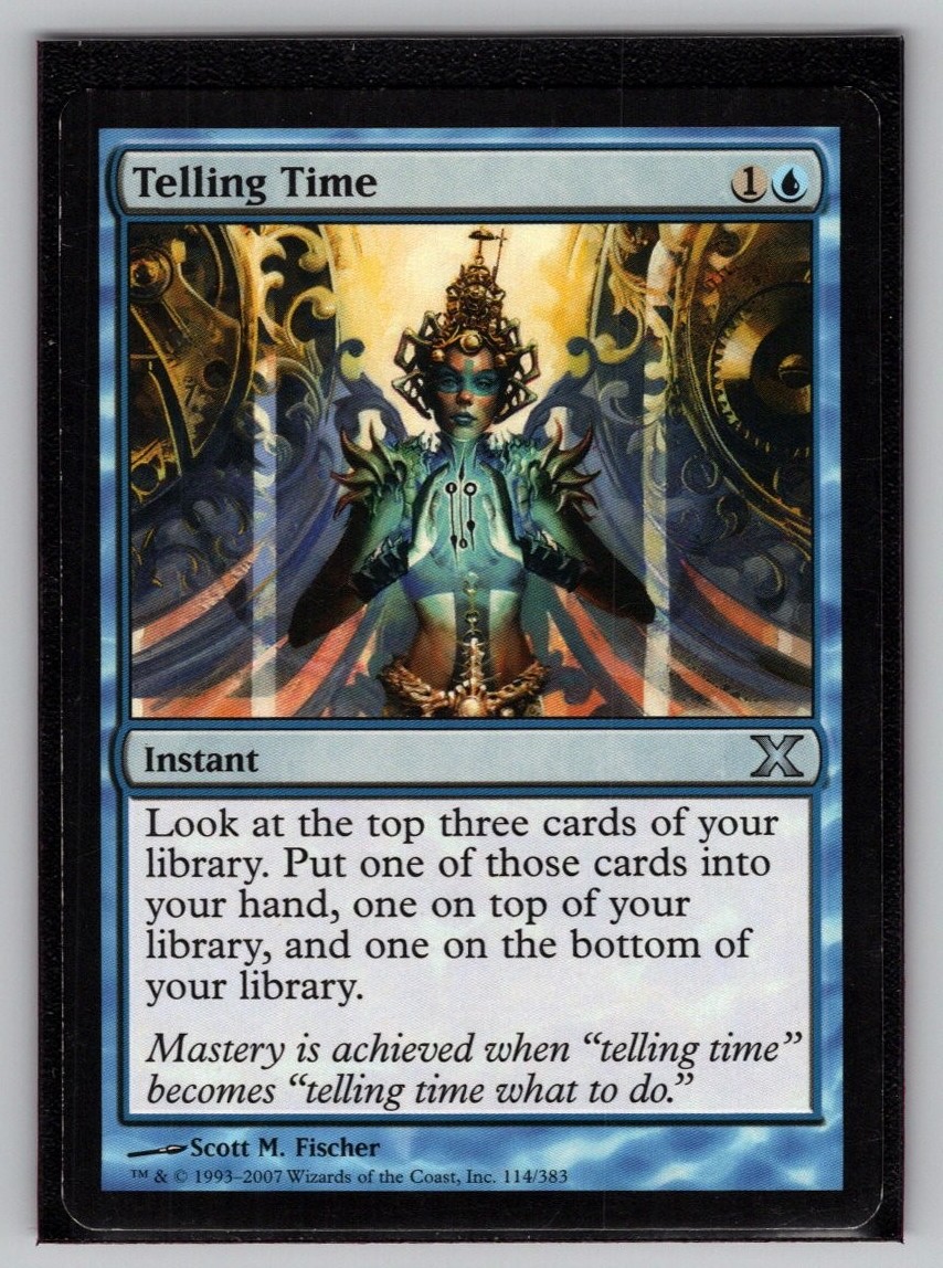 Telling Time #114 10th Edition Magic: The Gathering MTG - NM