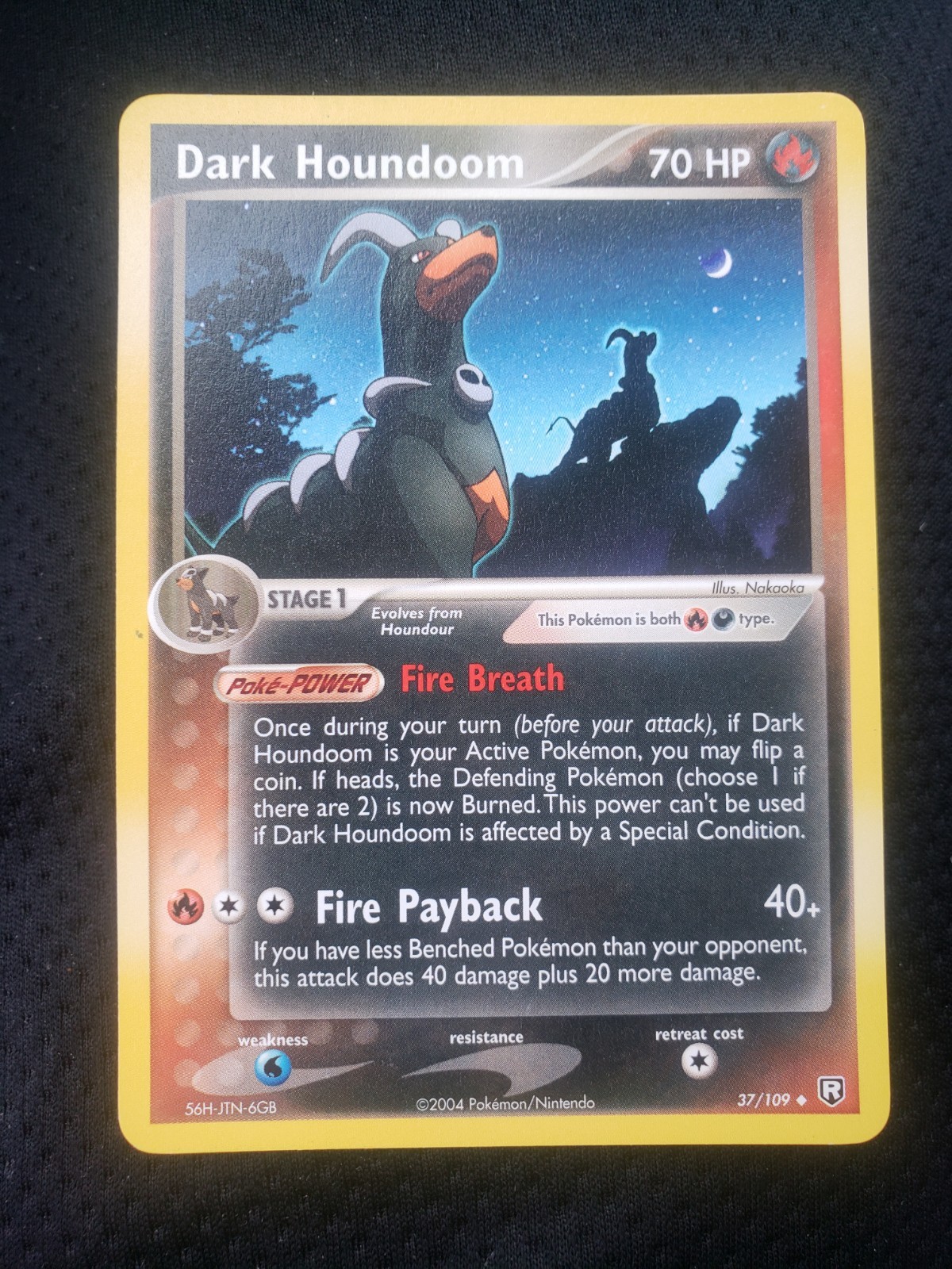 Dark Houndoom 37/109 Team Rocket Returns Regular NM