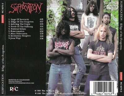 Suffocation - Effigy Of The Forgotten CD - SEALED NEW JEWEL CASE