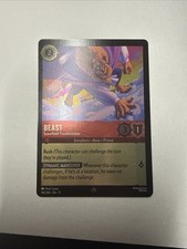 Disney Lorcana Winterspell Card Beast Snowfield Troublemaker Foil