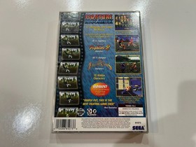 Fighters Megamix (Sega Saturn, 1997) CIB Complete in Box with Manual Tested Nice