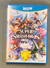 Nintendo Super Smash Bros. for Wii U Wii U 2014 E10+ Fighting CIB Manual NTSC
