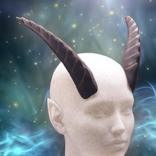 Cambion cosplay horns with comfort fit headband