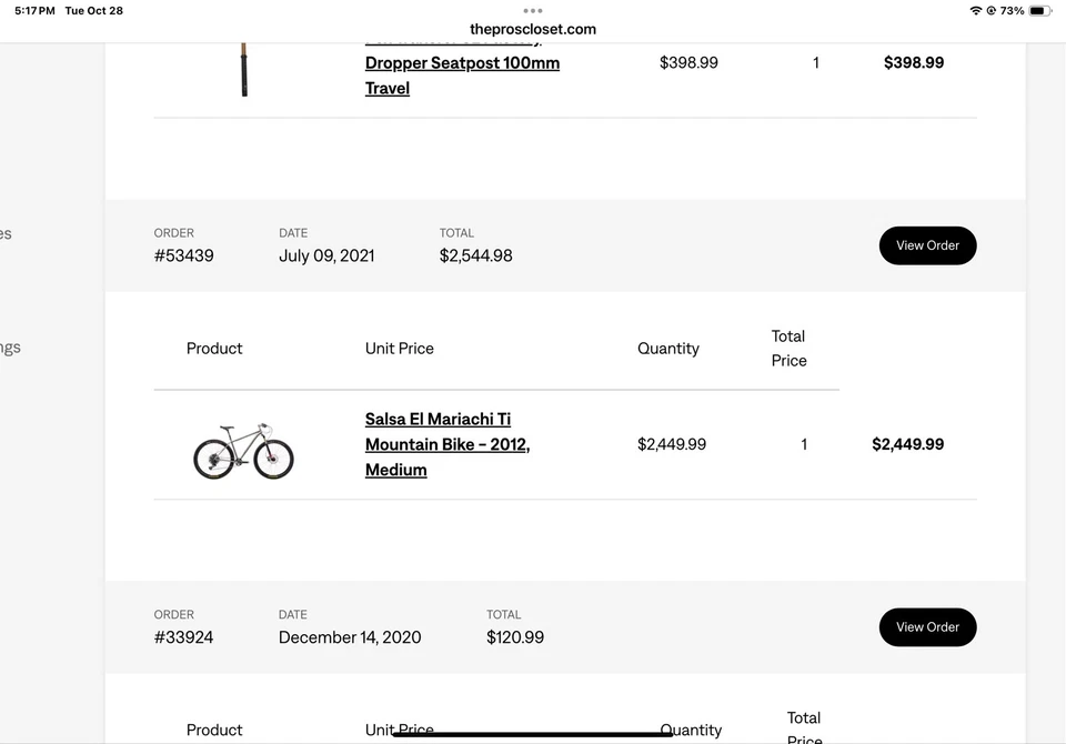 Cuadro de bicicleta de montaña Salsa El Mariachi titanio - 2012, mediano Foto 3 de 4