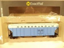 Exact Rail Ho PS-2CD 4427 Covered Hopper, Carborundum 3807