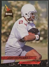 1993 Fleer Ultra #380 Garrison Hearst Rookie RC Georgia Bulldogs Cardinals