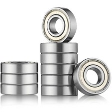 10pcs 6001ZZ Ball Bearing, Double Metal Sealed Deep Groove Bearings 12x28x8mm...