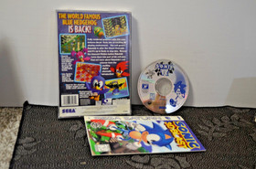 Sonic 3D Blast ~ SEGA  SATURN ~ 1996 CIB Minty Shape Complete