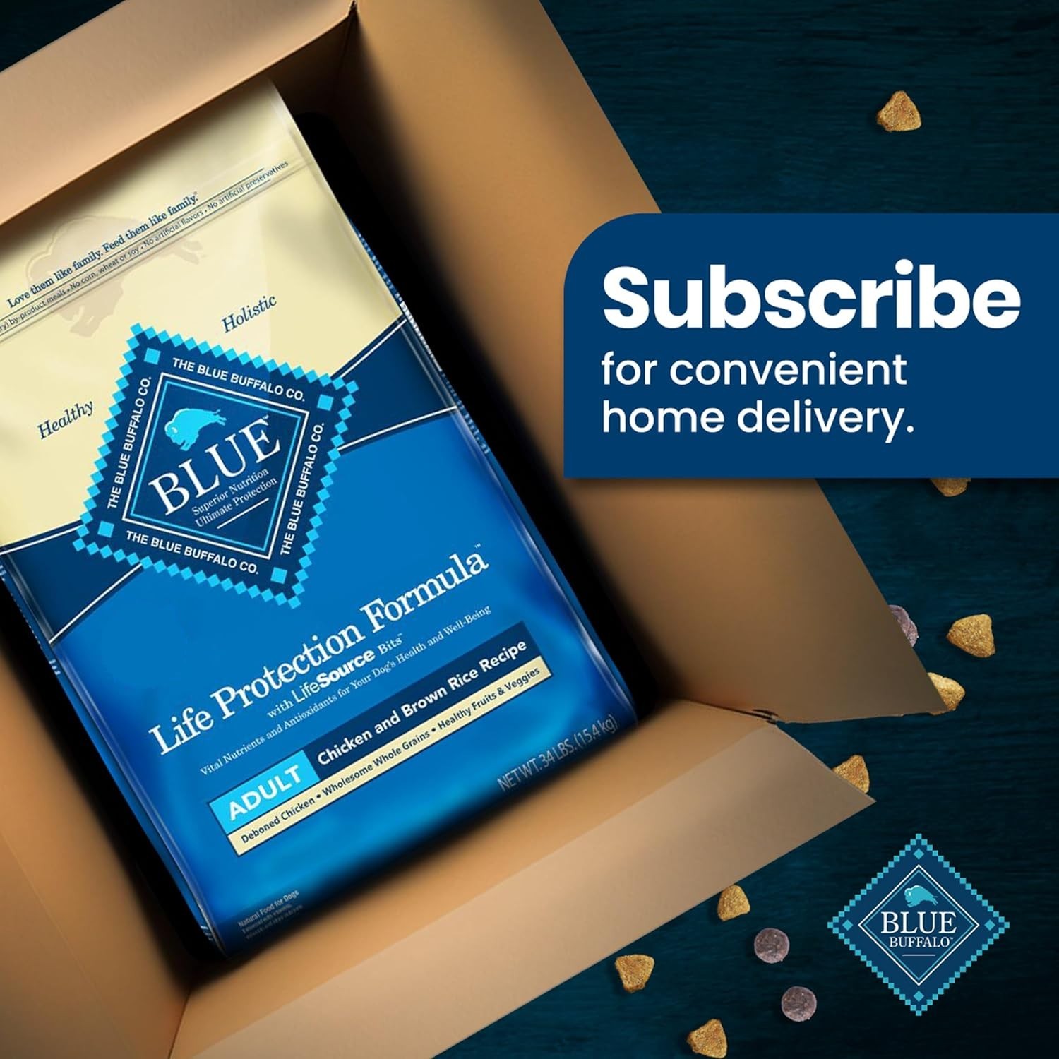 Blue Buffalo Life Protection Formula Adult Dry Dog Food 5-LB  (PACK-1)