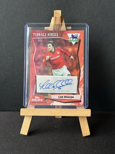 2025 Topps Decades Premier League 90's Edition LEE SHARPE Auto /5 Man Utd