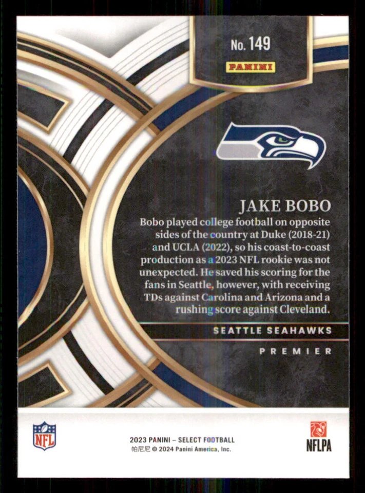 2023 Select #149 Jake Bobo RC - Image 2 of 2