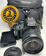 Canon EOS 100D 18.0 MP Digital DSLR Camera w/ EF-S 18-55mm Lens |Shutter C. 5%.