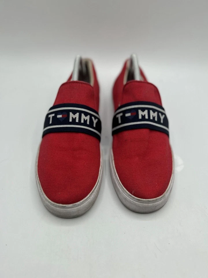 Tommy Hilfiger Sneakers Men's Sz 10M Red Lightweight Running Athletic Shoes - Image 2 of 4