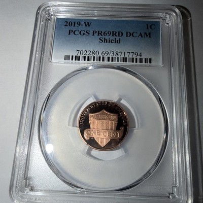 2019-W Lincoln Shield Cent PCGS PR69 DCAM - First Strike!