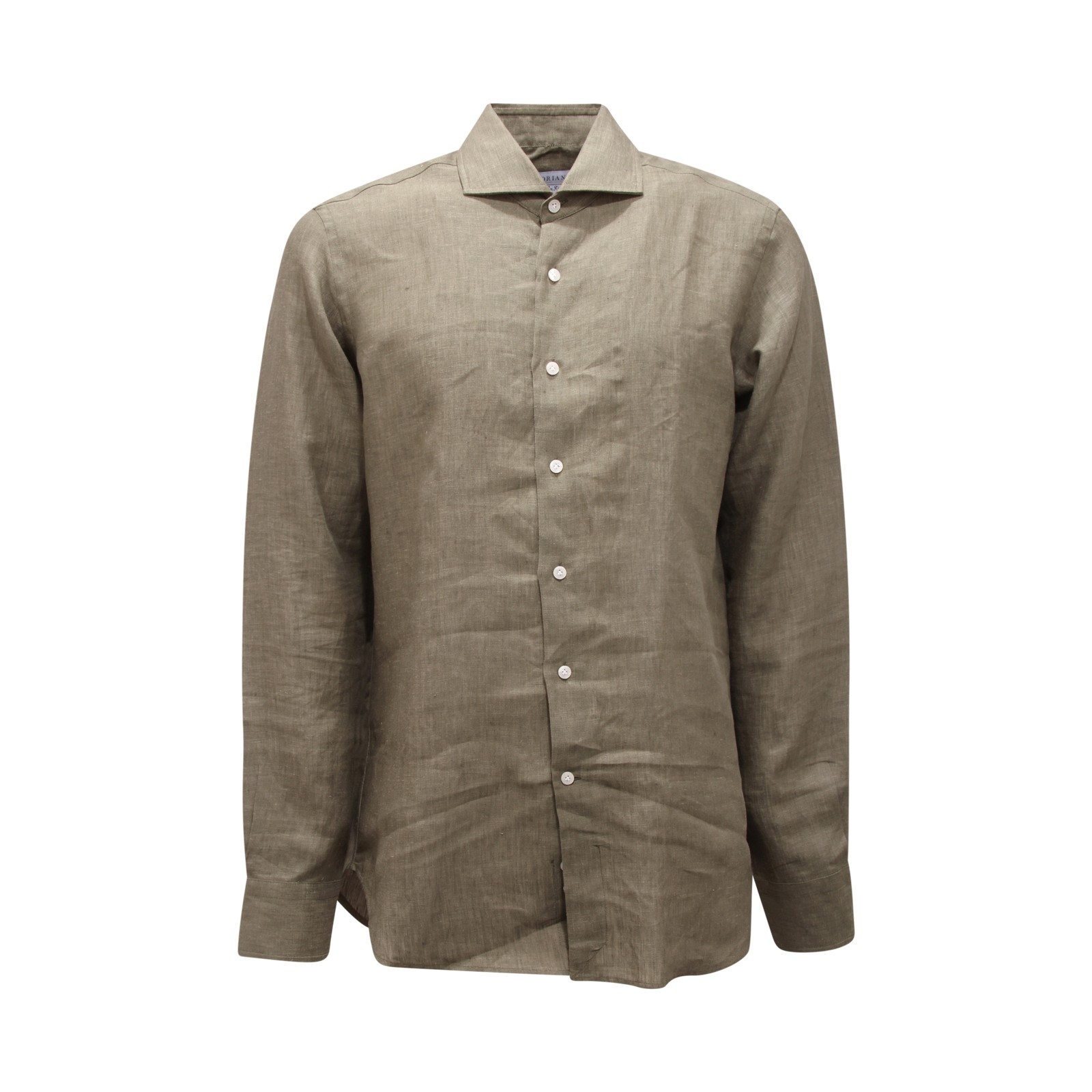 4784AT мужская льняная рубашка camicia uomo ORIAN SLIM FIT