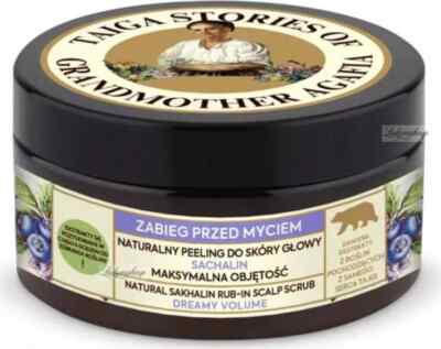 3mal100ml Sachalin Peeling Oma Agafia Taiga Stories Natürliches Kopfhautpeeling