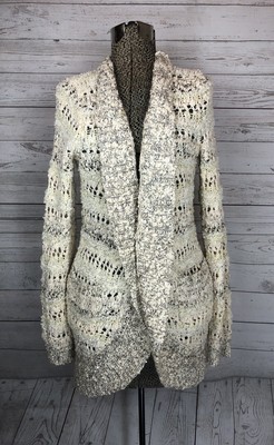 anthropologie knitted and knotted cardigan