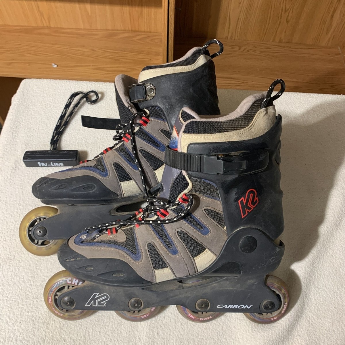 K2 Camano W Inline Skates Size Black Softboot Carbon