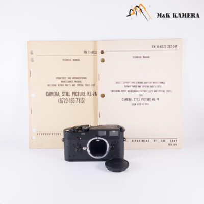 Leica KE-7A Military version Black Film Rangefinder Camera