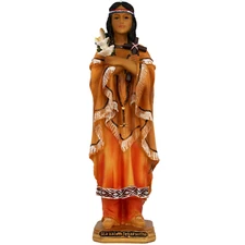 11.5" St. Kateri Tekakwitha  | First Native American Saint | Virgen Catherine