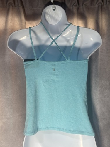 ID Ideology Core Tank Top Big Girls M Butterfly Blue Heather Scoop Neck Pullover - Picture 2 of 3
