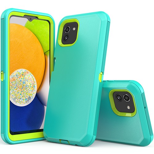 For Samsung Galaxy A03 Phone Case Armor Shockproof Rugged Defender Case Cover - 第 21/22 張圖片